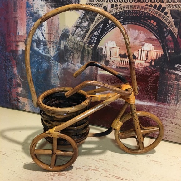 Vintage Ratan Bike W/Handle - Picture 4 of 12